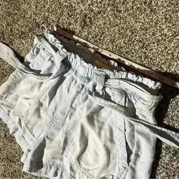 Cloth & Stone Shorts Womens Xs Freshwater Paper Bag Soft, Light Blue - Picture 2 of 8